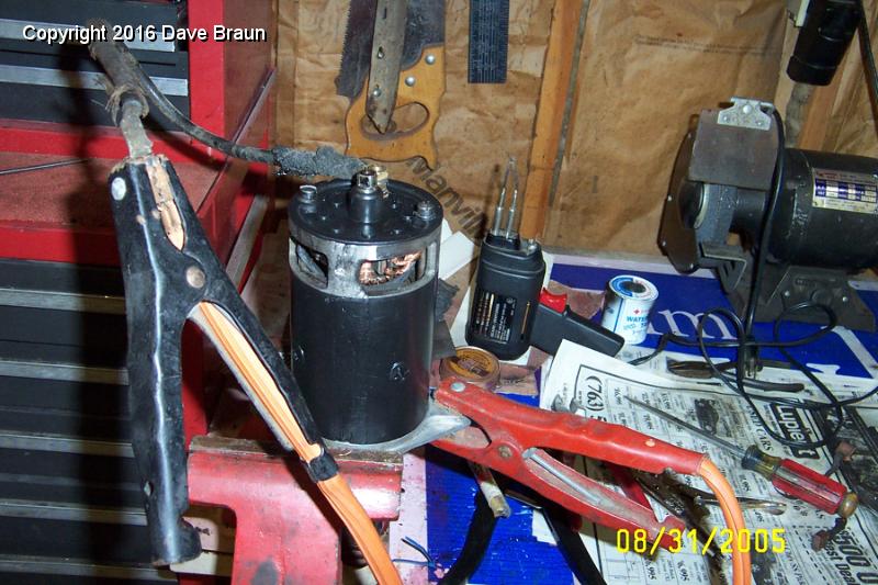 MGTD15470/Electrical/Starter & Generator/Testing starter off battery